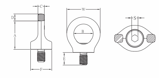 眼型旋轉(zhuǎn)吊環(huán)參數(shù) 眼型旋轉(zhuǎn)吊環(huán)參數(shù)